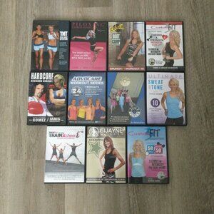 Bundle of 11 Crunch TNT Piloxing Kickboxing Exercise Fitness Workout DVDs